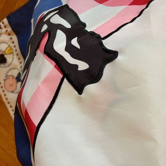 4th of July Snoopy Peanuts Appliqué Flag 28"x40" (Large) - Picture 5 of 7